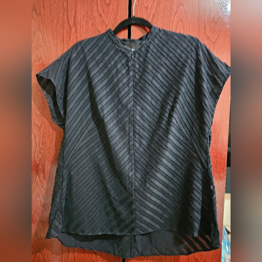 Akris Ribbed Short-sleeve top